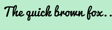 Image with Font Color 000000 and Background Color BBEDCC